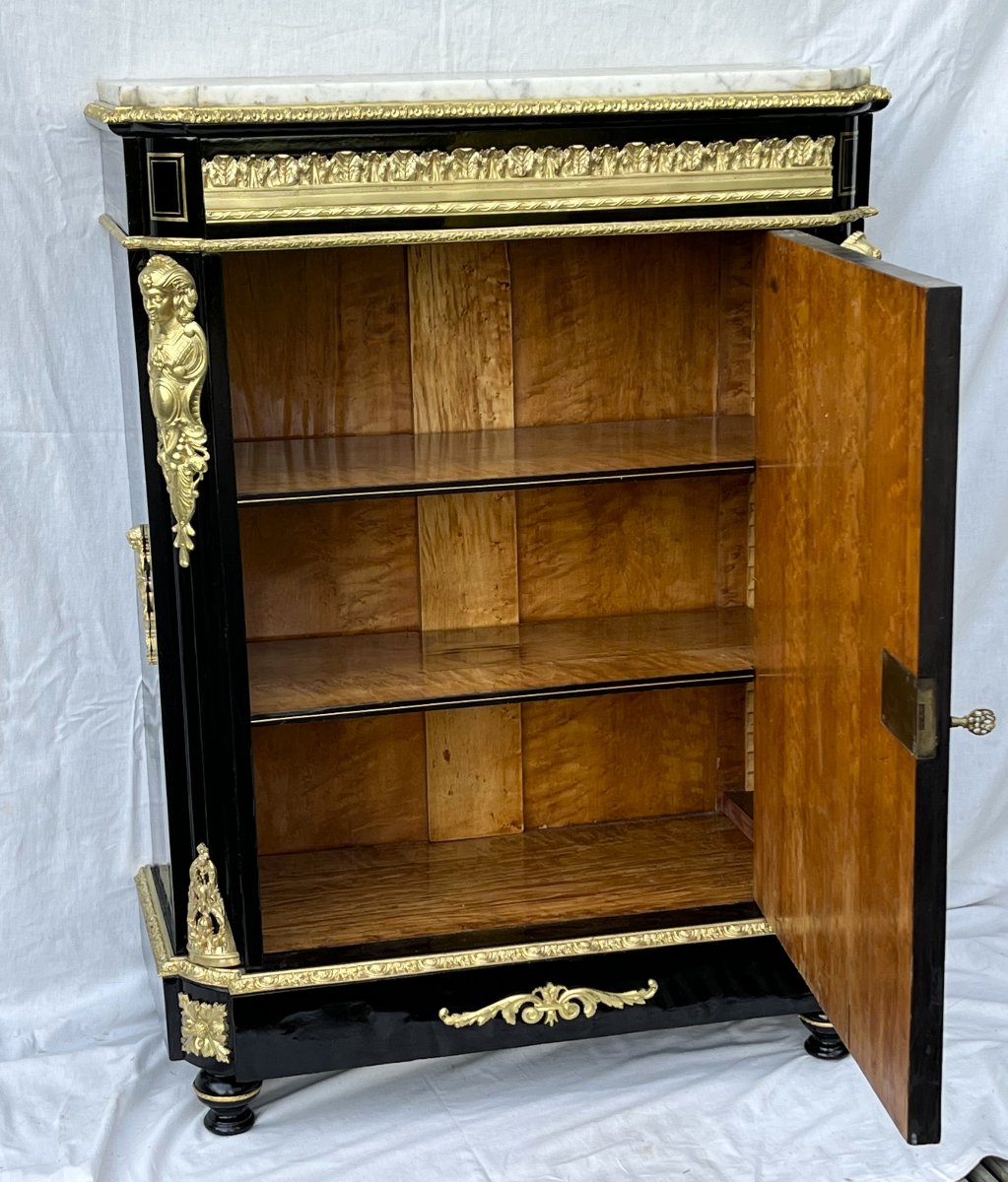 Napoleon 3 Befort Jeune Boulle Marquetry Sideboard-photo-4