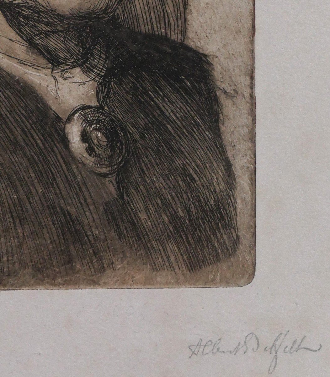 Albert Edelfelt 1854-1905 Portrait Of A Woman From Ruokolahti (elli Jäppinen), Engraving-photo-2