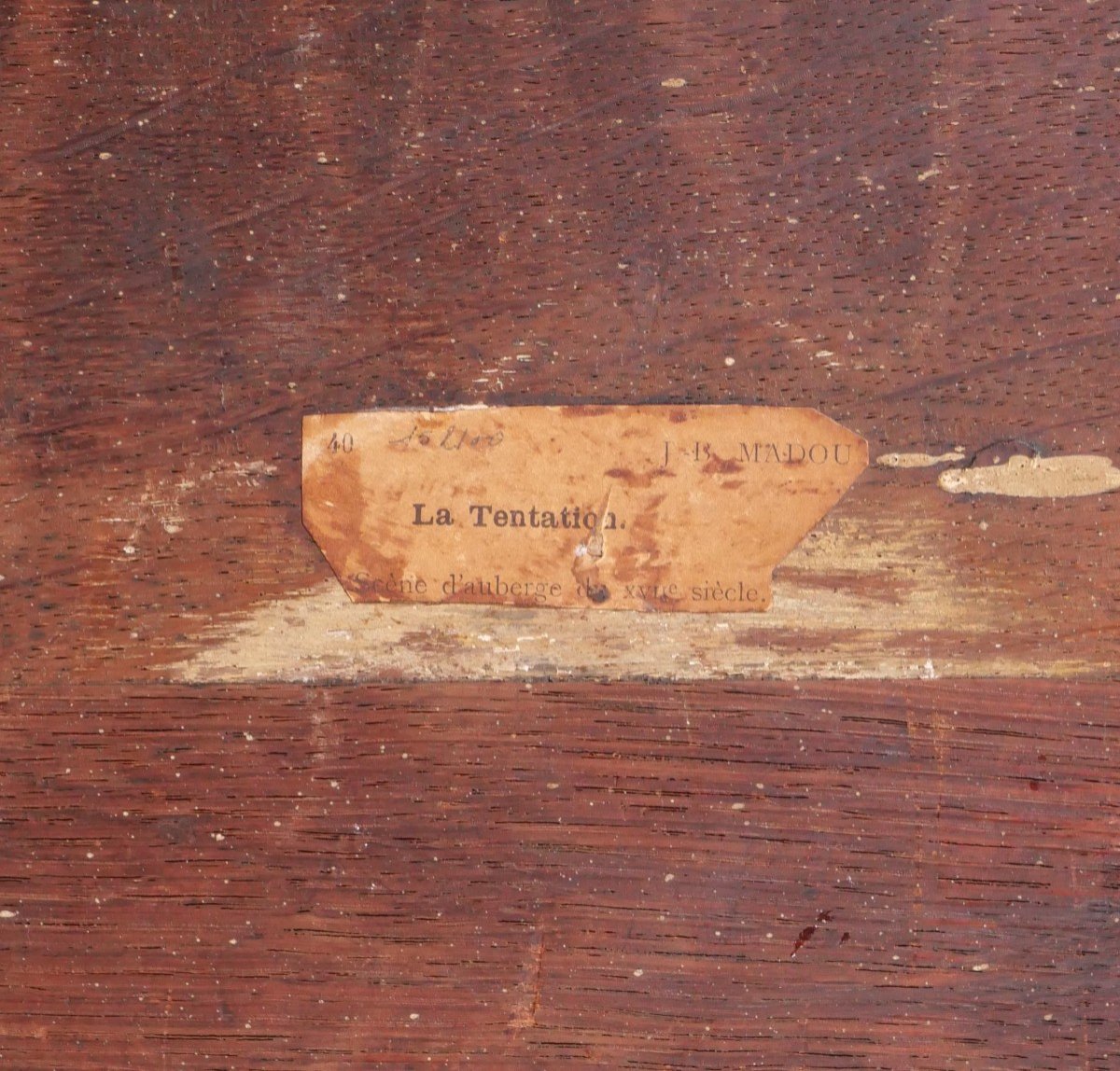 Jean-Baptiste MADOU 1796-1877 La tentation, scène de taverne, tableau-photo-7