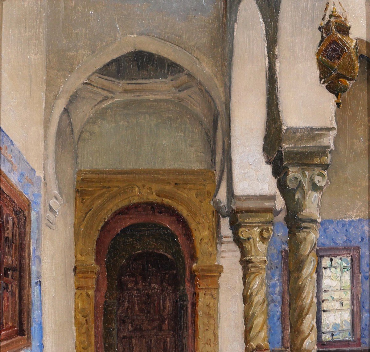 Marius Reynaud 1860-1935 Algérie, Alger, vue de la villa Abd-el-Tif, tableau, 1910-20-photo-3