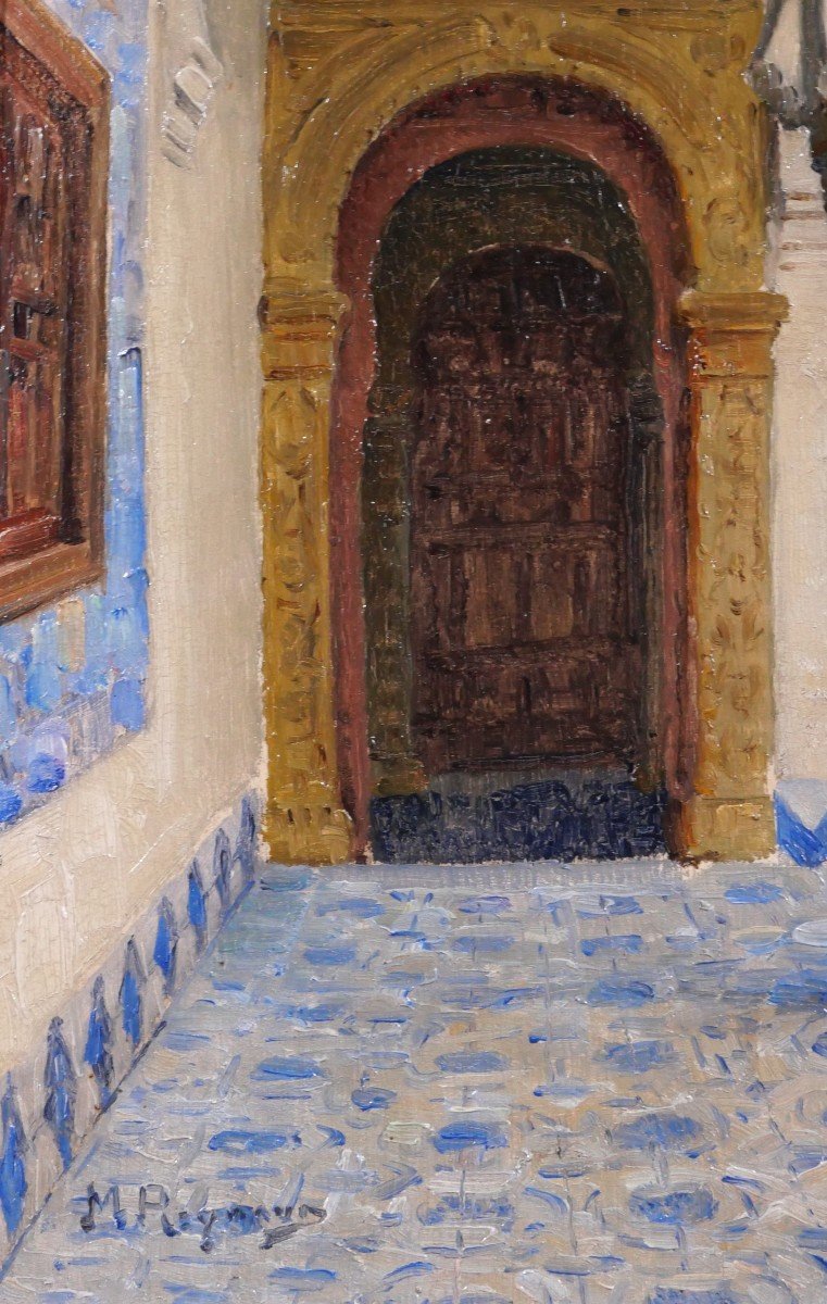 Marius Reynaud 1860-1935 Algérie, Alger, vue de la villa Abd-el-Tif, tableau, 1910-20-photo-4