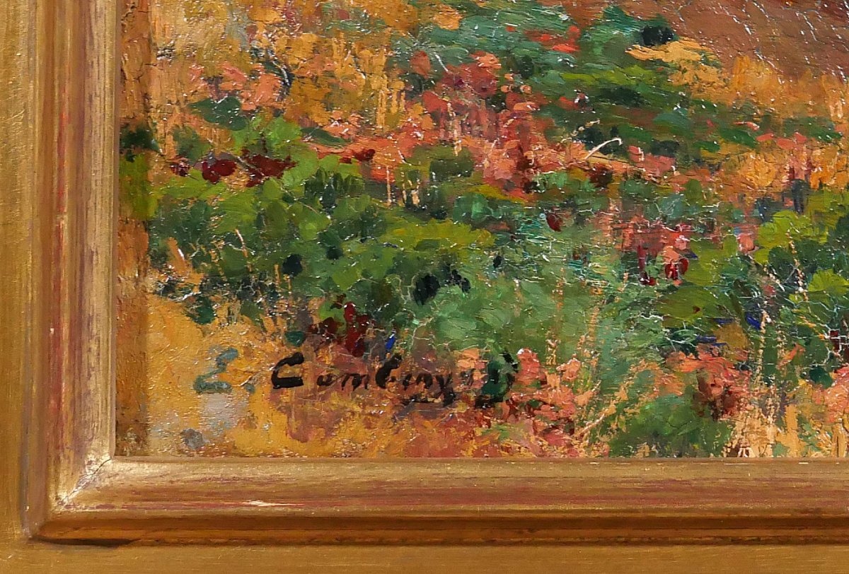 Emile Cambiaggio 1857-1930 Brittany, Binic, Landscape, Painting, 1909, Impressionism Paimpol-photo-5