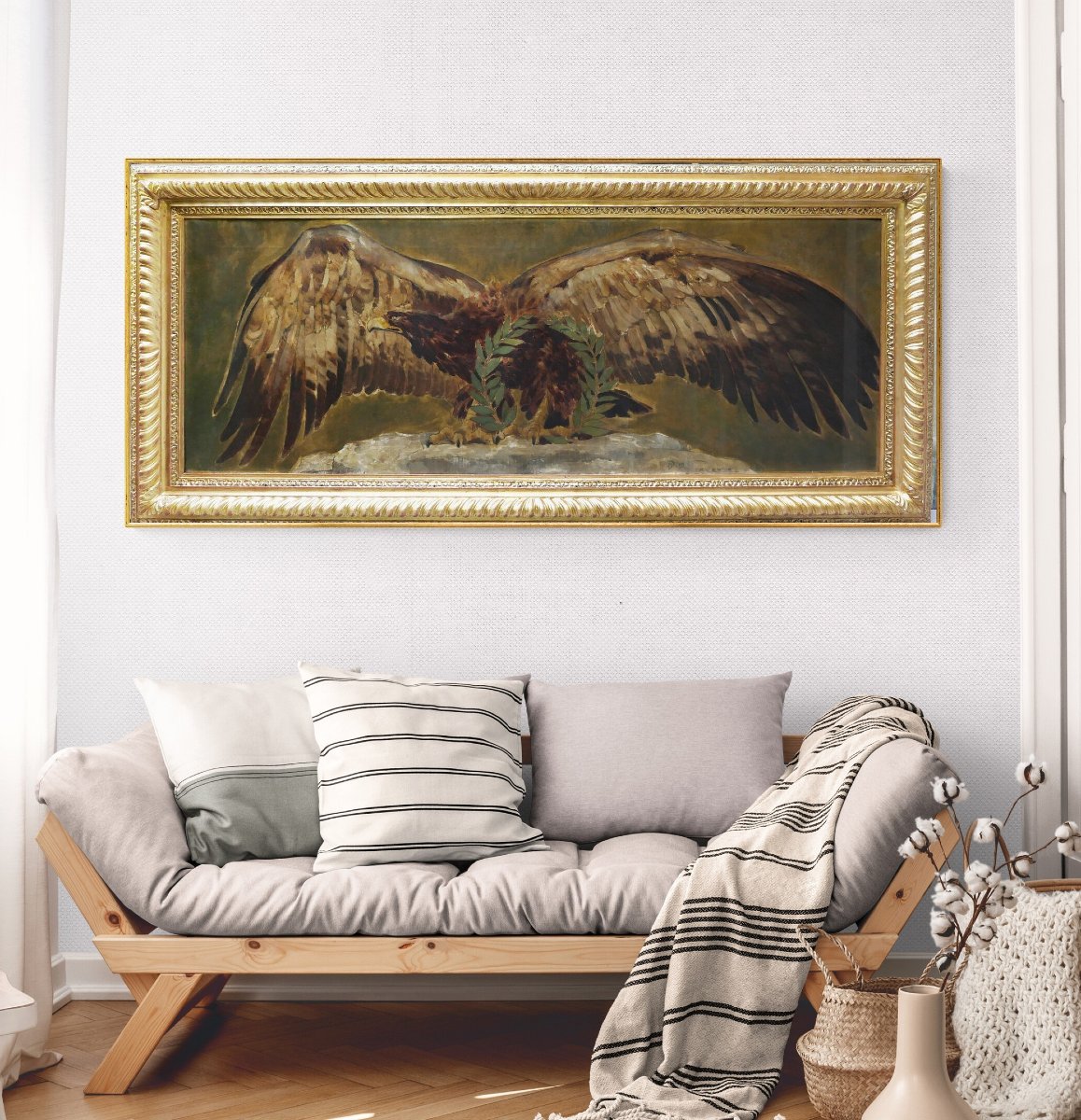 Henri DELUERMOZ 1876-1943 Aigle impérial, tableau, 1909, Empire, Napoléon, animaux, oiseau-photo-4