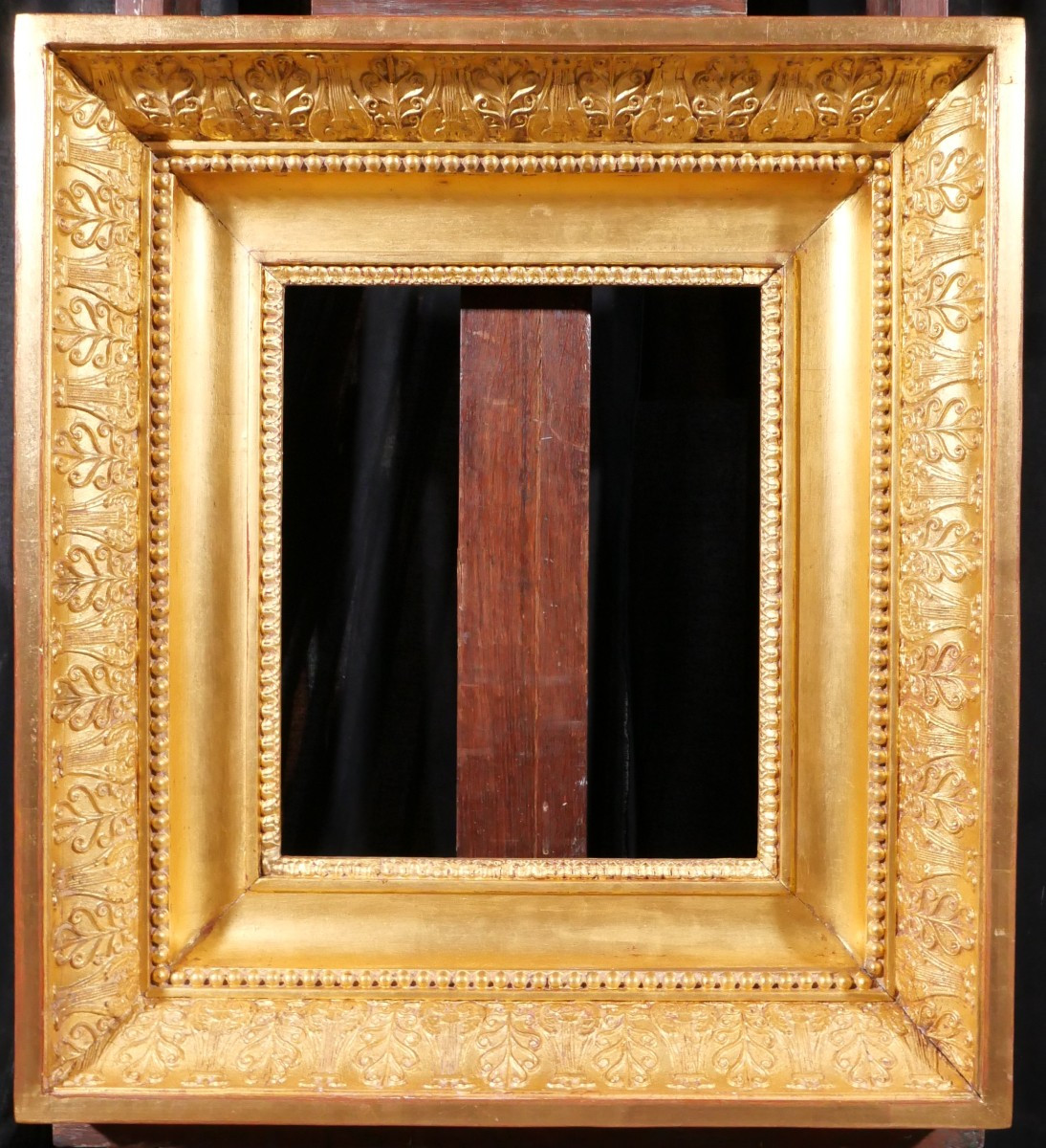 Important Empire Period Frame For Painting 41 X 33 Cm (6f) Gilded Wood Napoleon Circa 1810