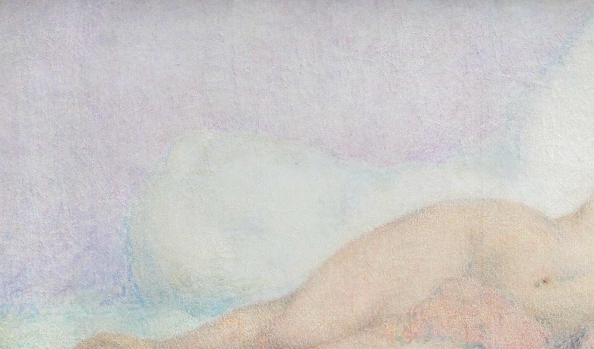 Lucien BOULIER  1882-1963 Femme nue tableau vers 1920-30 post-impressionnisme-photo-1