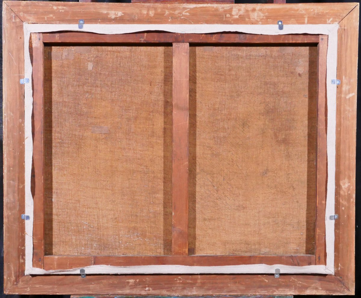 Eugène CHAPERON 1857-1938 Chevaux, tableau, 1907 étude militaria Napoléon Empire Ségur bataille-photo-5