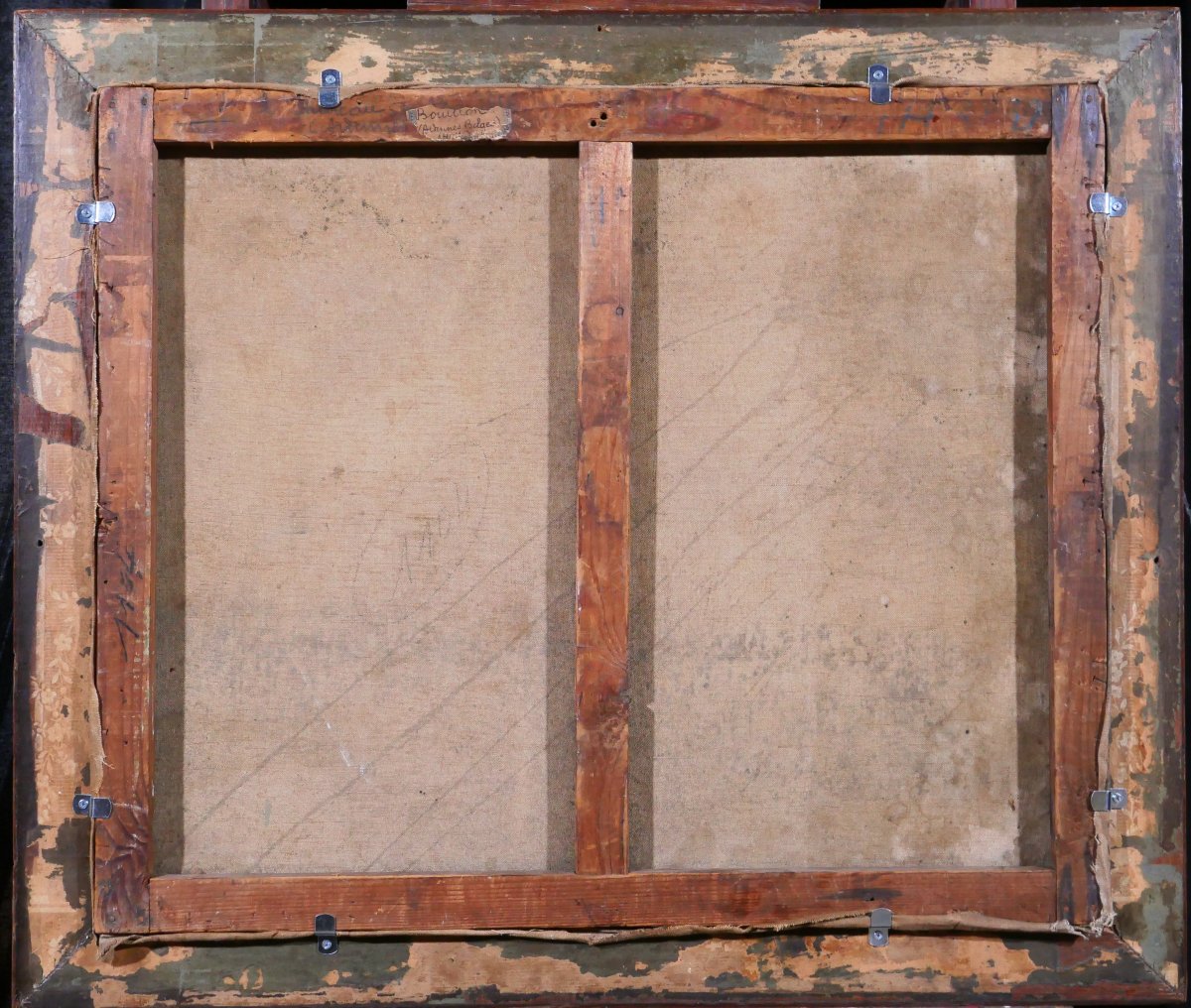 Constant Duval 1877-1956 Belgique, le chateau de Bouillon, Ardennes, tableau paysage-photo-5