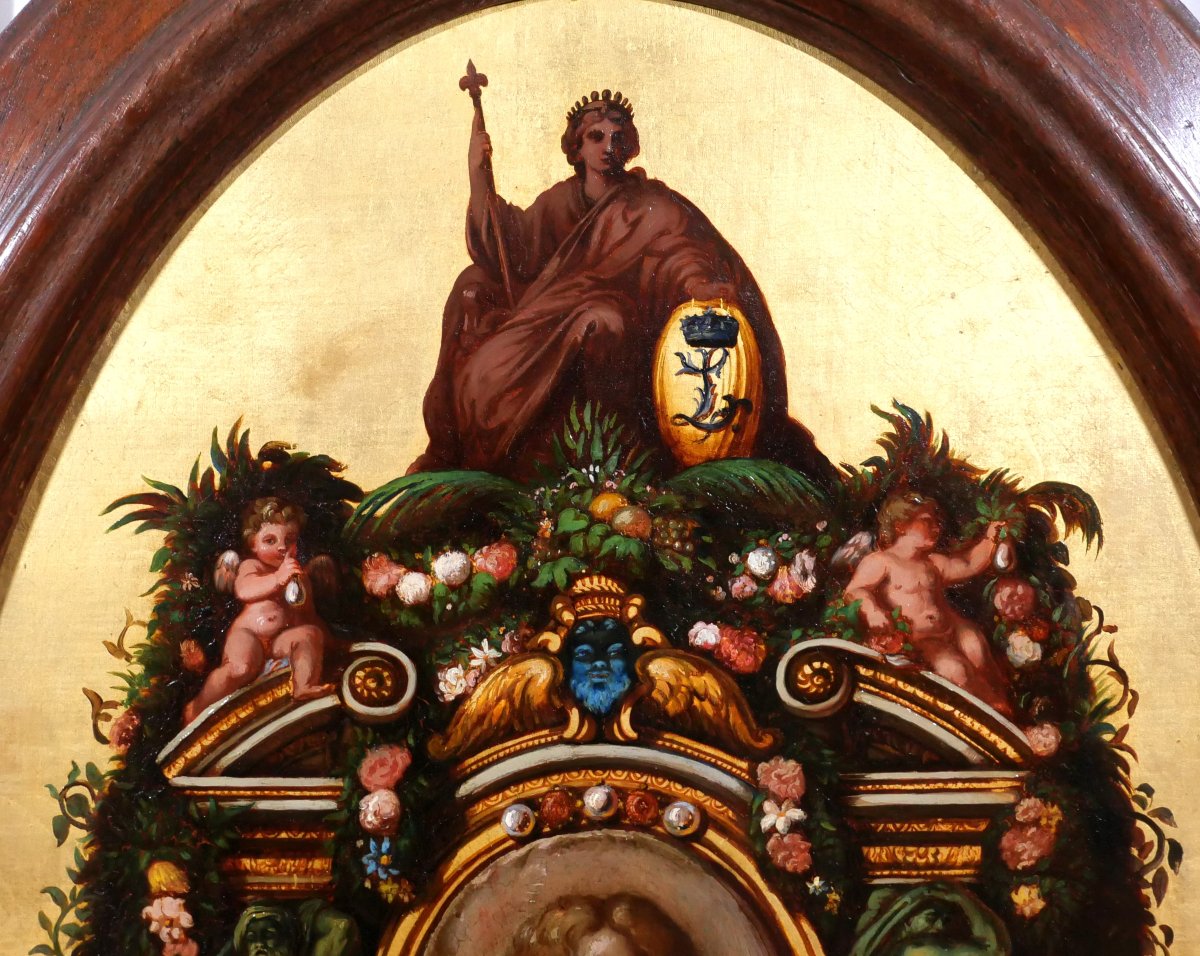 Edmond Petiteau 1819-1852 The Triumph Of The Goldsmith Claude Ballin, Painting 1840-50 Portrait-photo-3