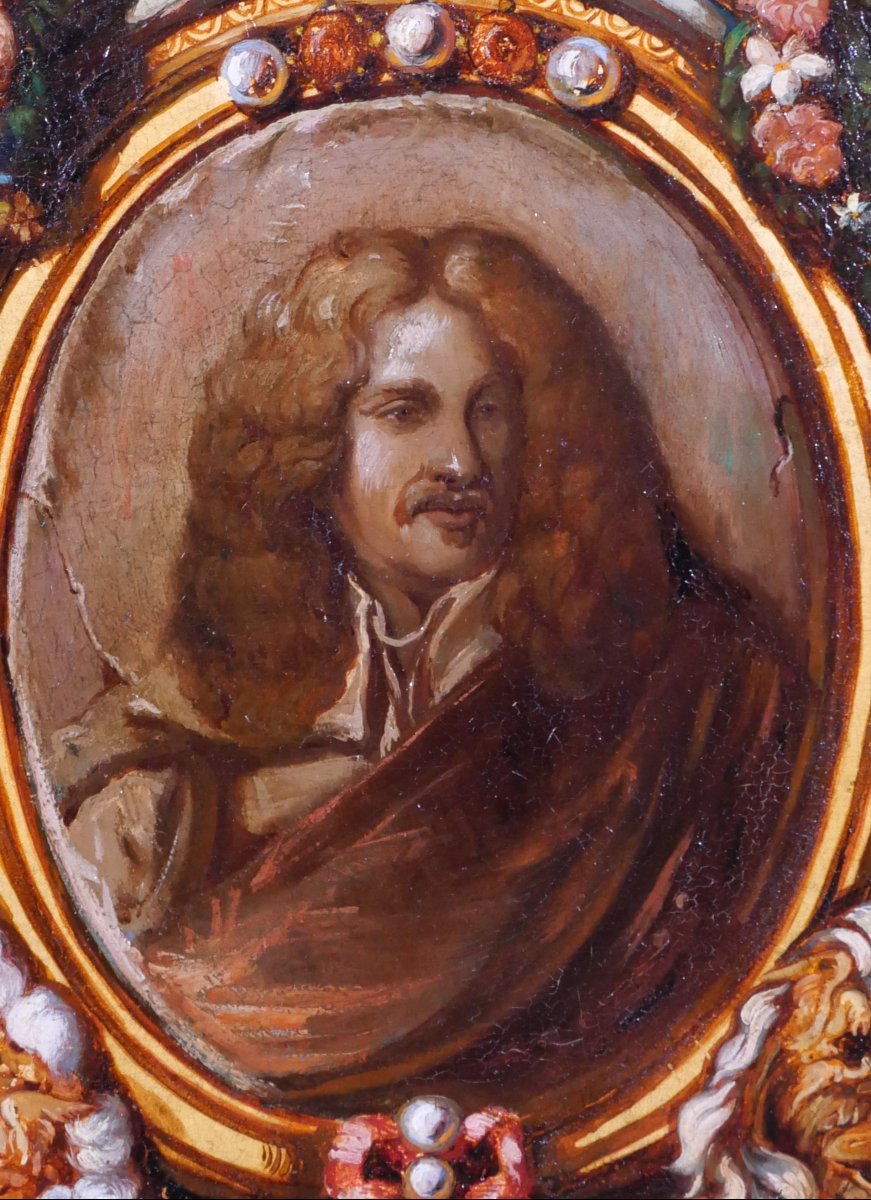 Edmond Petiteau 1819-1852 The Triumph Of The Goldsmith Claude Ballin, Painting 1840-50 Portrait-photo-3