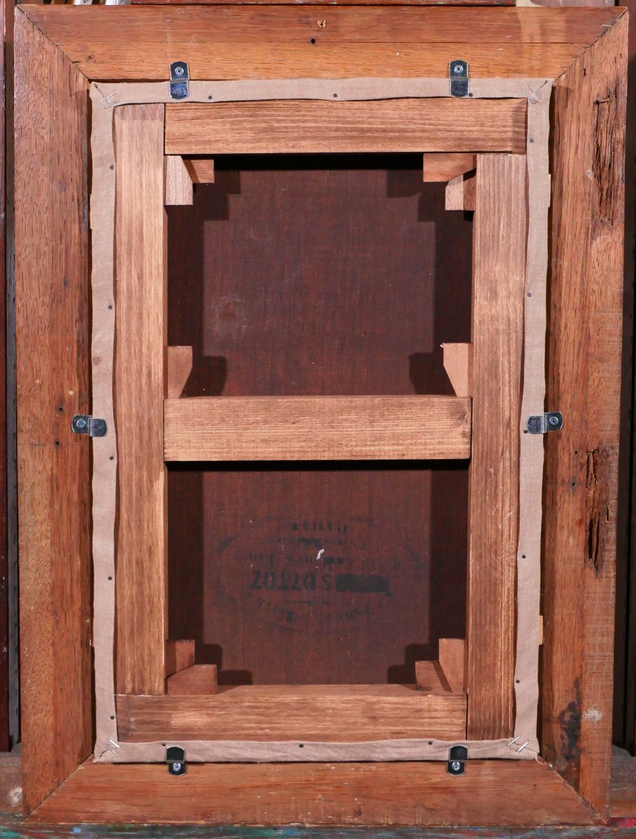 Evariste De Valernes 1816-1896 Children Counting Their Pennies, Painting Italy Traditional Costume-photo-2