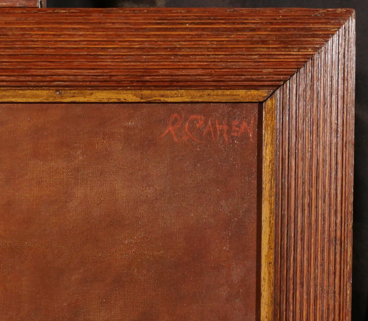 Rosine CAHEN 1857-1933 Portrait d'un garçon, tableau vers 1900 enfant impressionnisme-photo-3