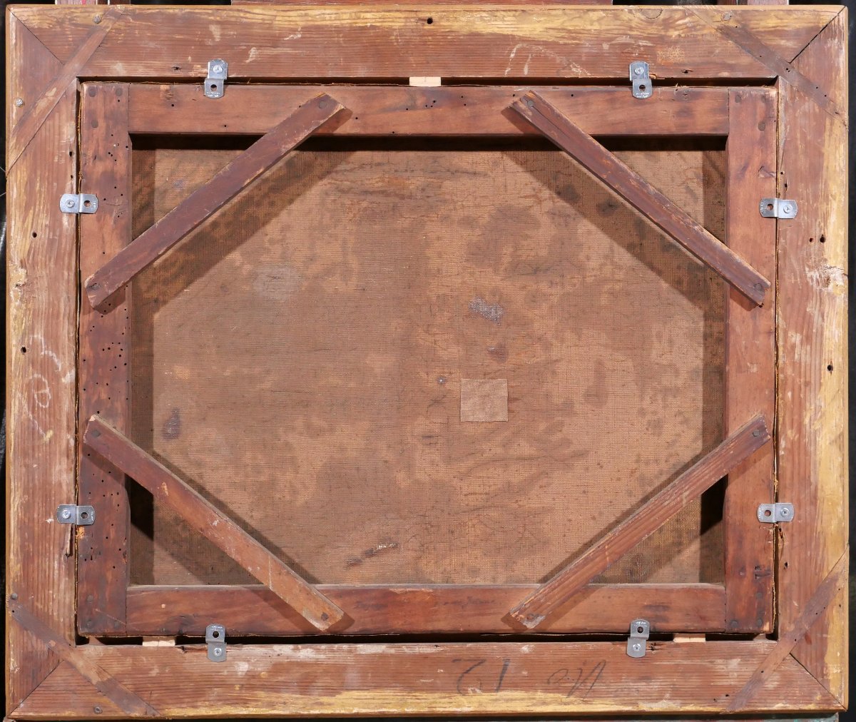 François-louis Dejuinne 1784-1844 Puy-de-dôme, Landscape, Saint-léger Church In Royat, Painting-photo-6