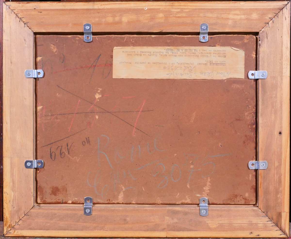 Louis Timmermans 1846-1910 Saint-malo, Brittany, The Solidor Tower, Painting C. 1900 Seascape -photo-6