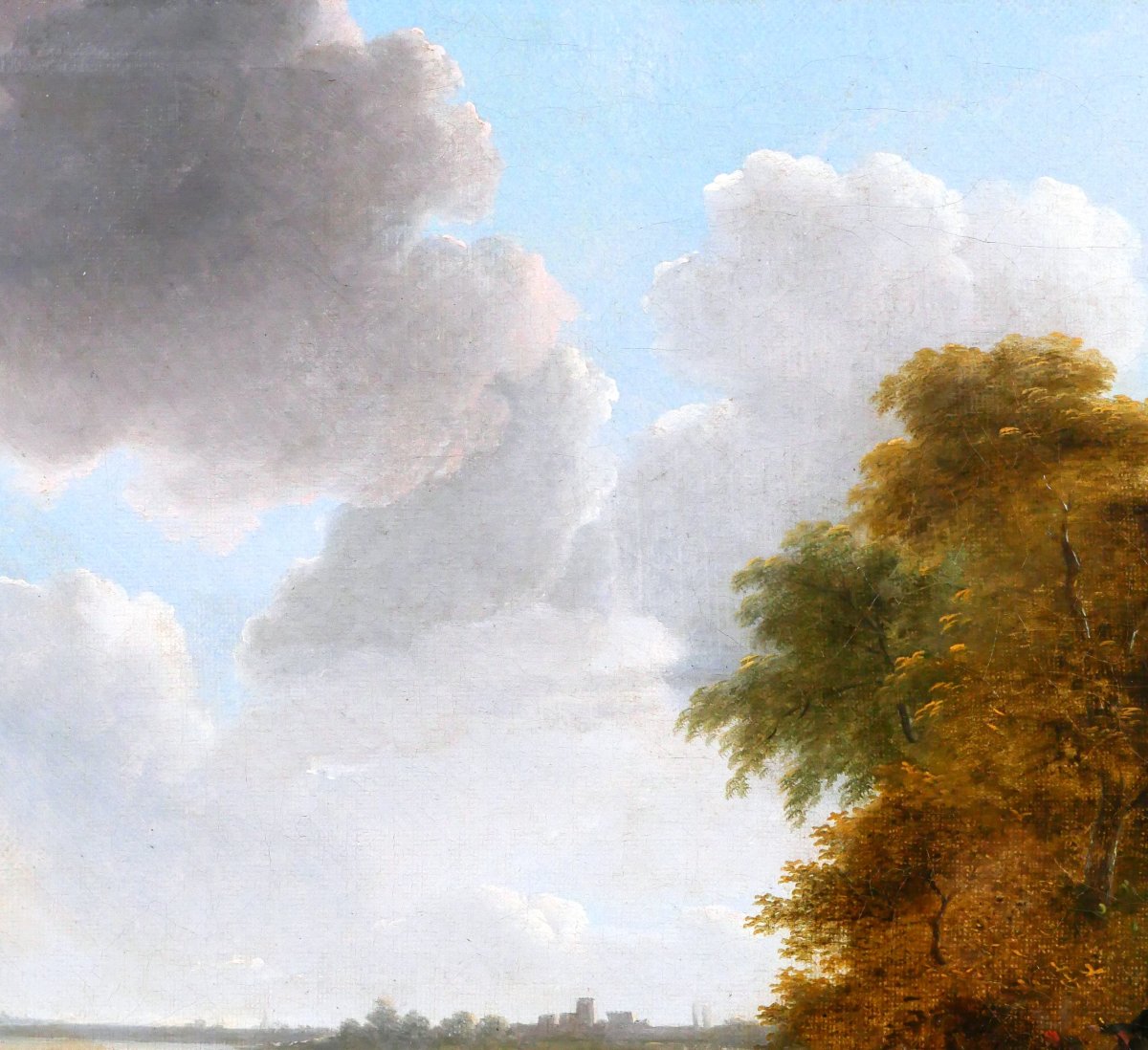 Swebach-Desfontaines (attr. à) 1769-1823 Soldats de Napoléon dans un paysage, tableau militaria-photo-1