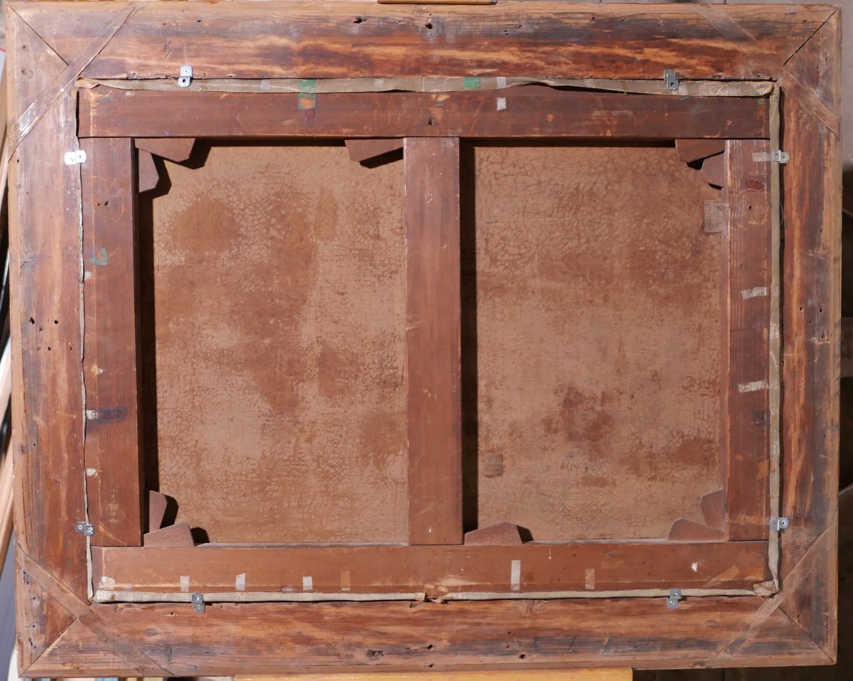 Antoine MORLON 1834-1913 Le Christ Sauveur, tableau, Salon, 1887, bateau, mer, religion marine-photo-6