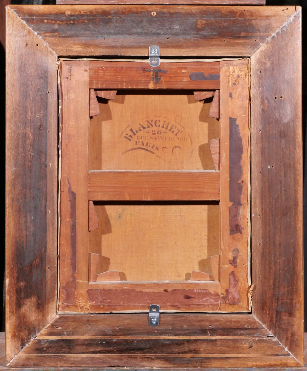 Alexis Axilette 1860-1931 Portrait Of A Bearded Man, Painting 1897 Impressionism-photo-3