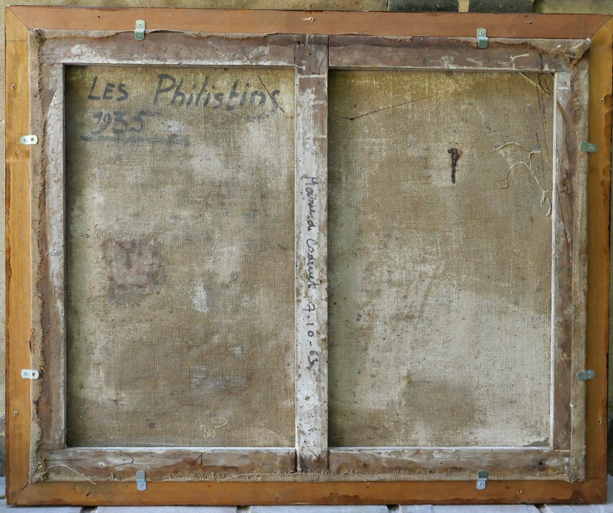 Pierre Germy, 20th Century, The Philistines, Painting, 1935, Interior, Artist's Interior, Germinet-photo-6