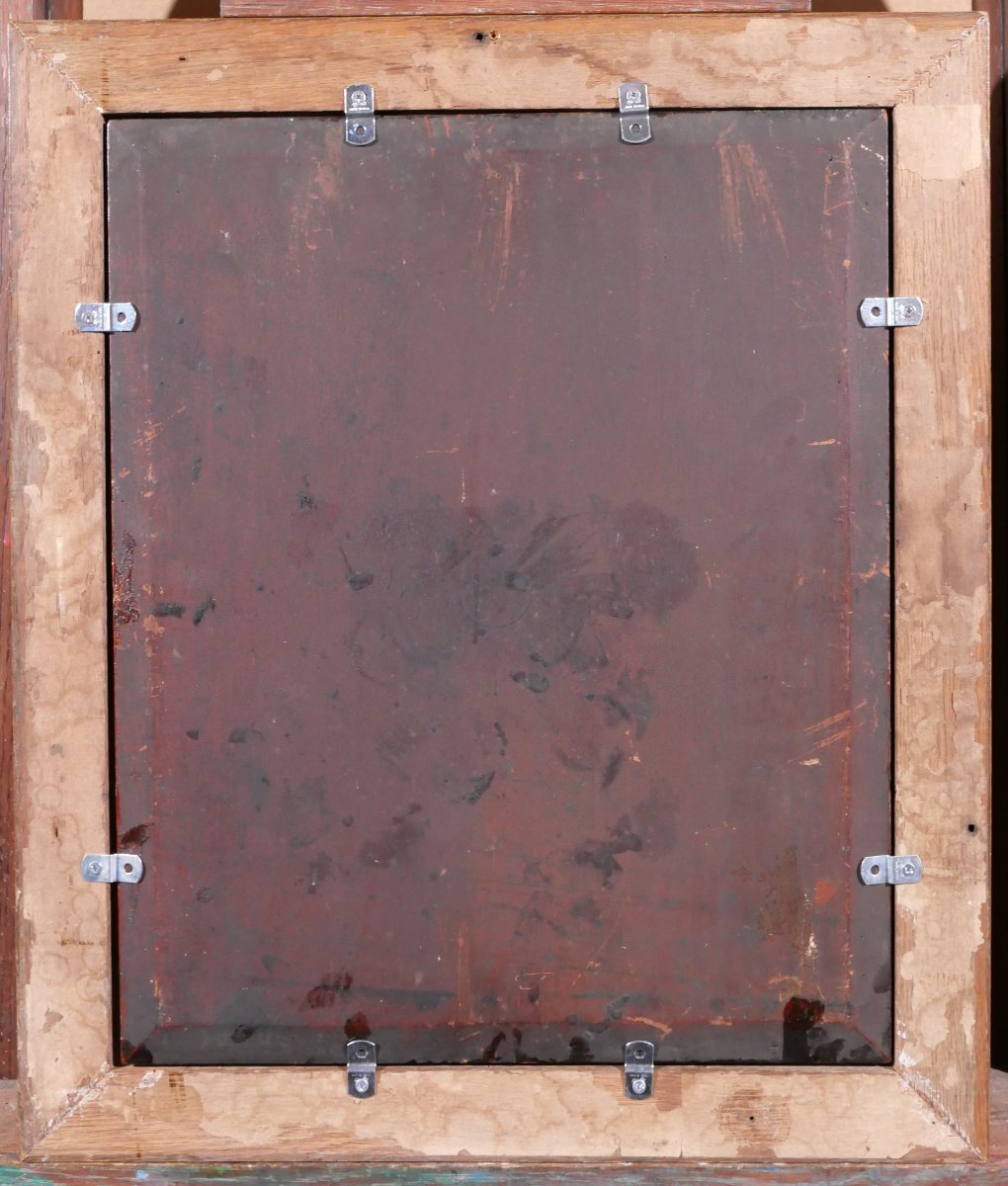 Henri LEYS (att. à) 1815-1869 Le concert, violoncelle et mandoline, tableau musique Belgique-photo-5