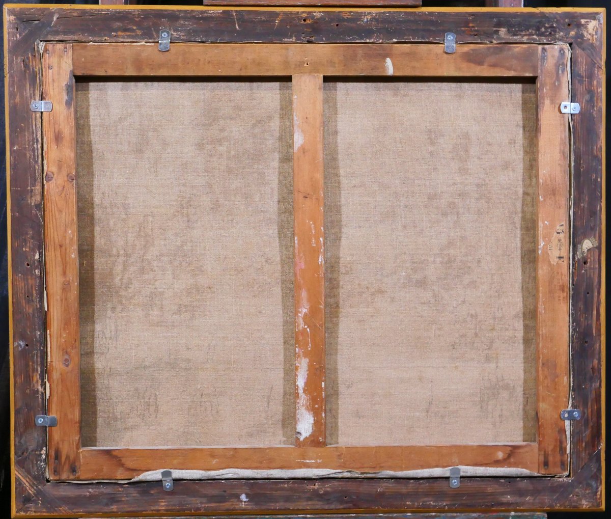 Jules Girardet 1856-1938 L a roseraie du jardin (Bagatelle ?) tableau fleurs roses jardin-photo-5