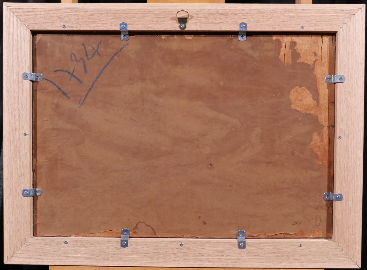 Lucien Gilbert Darpy, Bouquet Of Flowers, Painting, Circa 1920-30, Garden, Still Life-photo-6