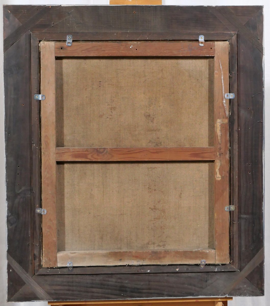 Suzanne Minier 1884-1955 Interior With Chair, Painting, Circa 1910 Impressionist Still Life-photo-5