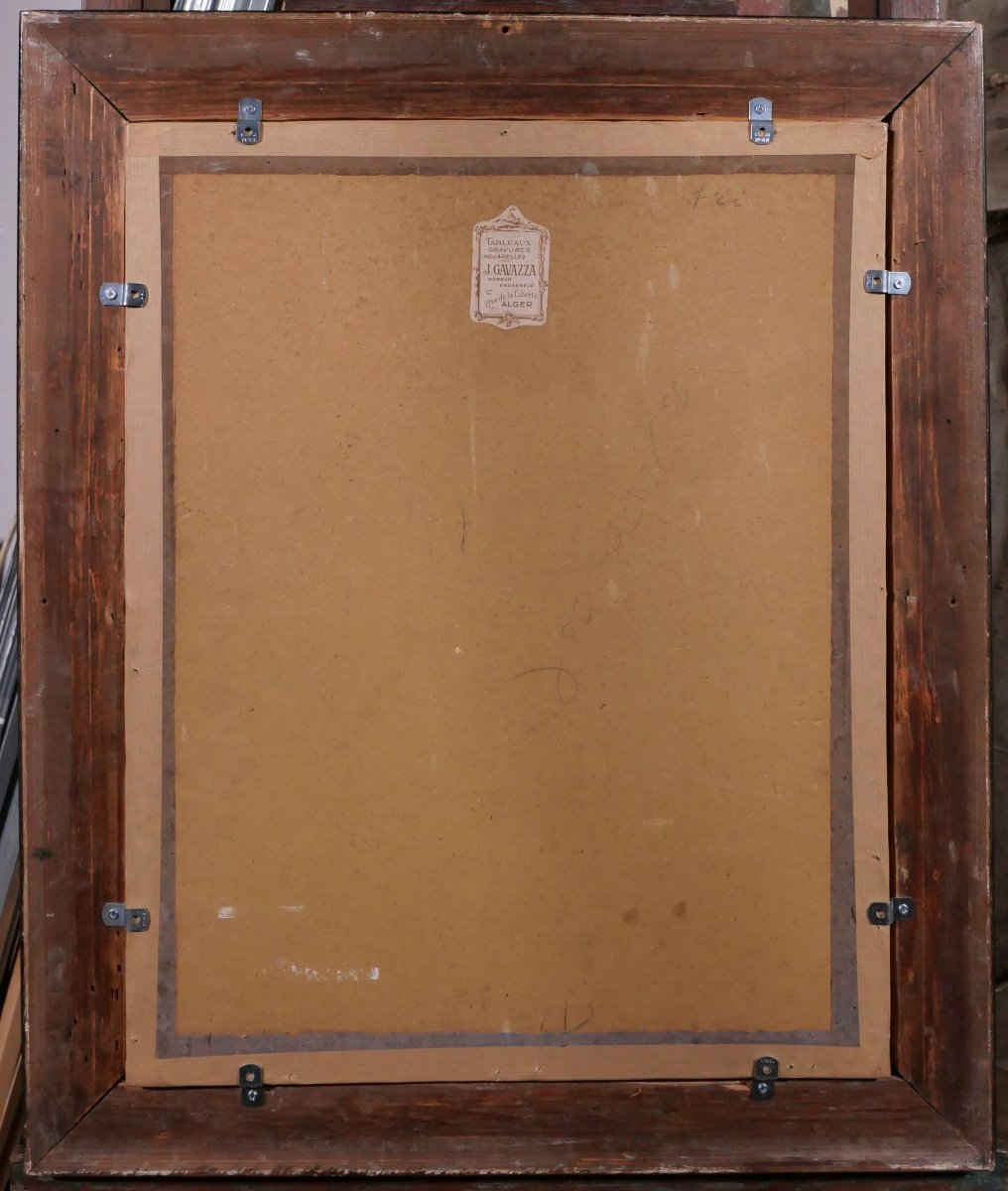 Andrés Gimeno 1879-? Portrait Of An Elegant Woman, Pastel, 1915, Spain, Painting/drawing-photo-6