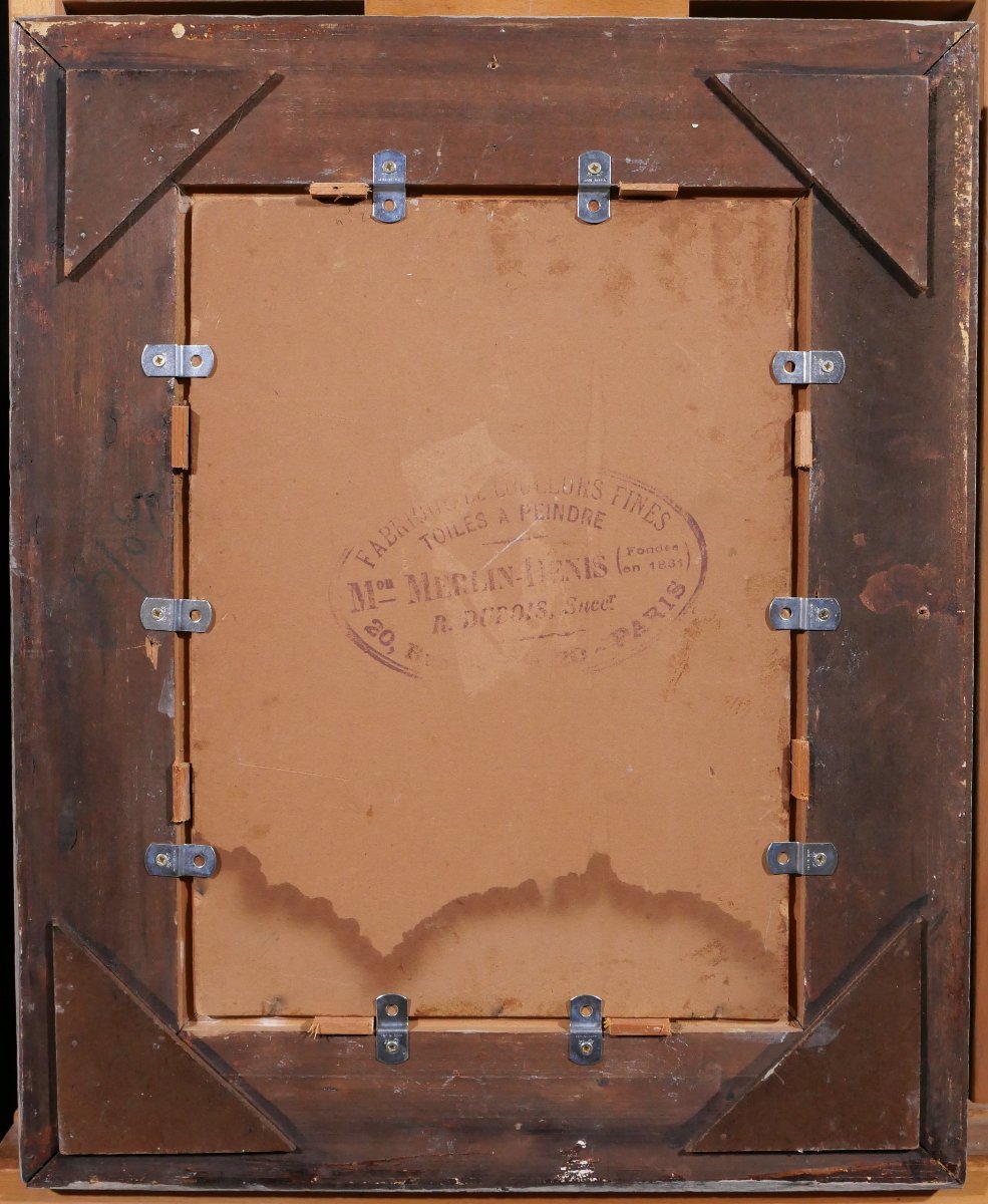 Gaston Gérard 1859-? Paris, The Luxembourg Garden And The Pantheon, Painting, 1885-90 Landscape-photo-6