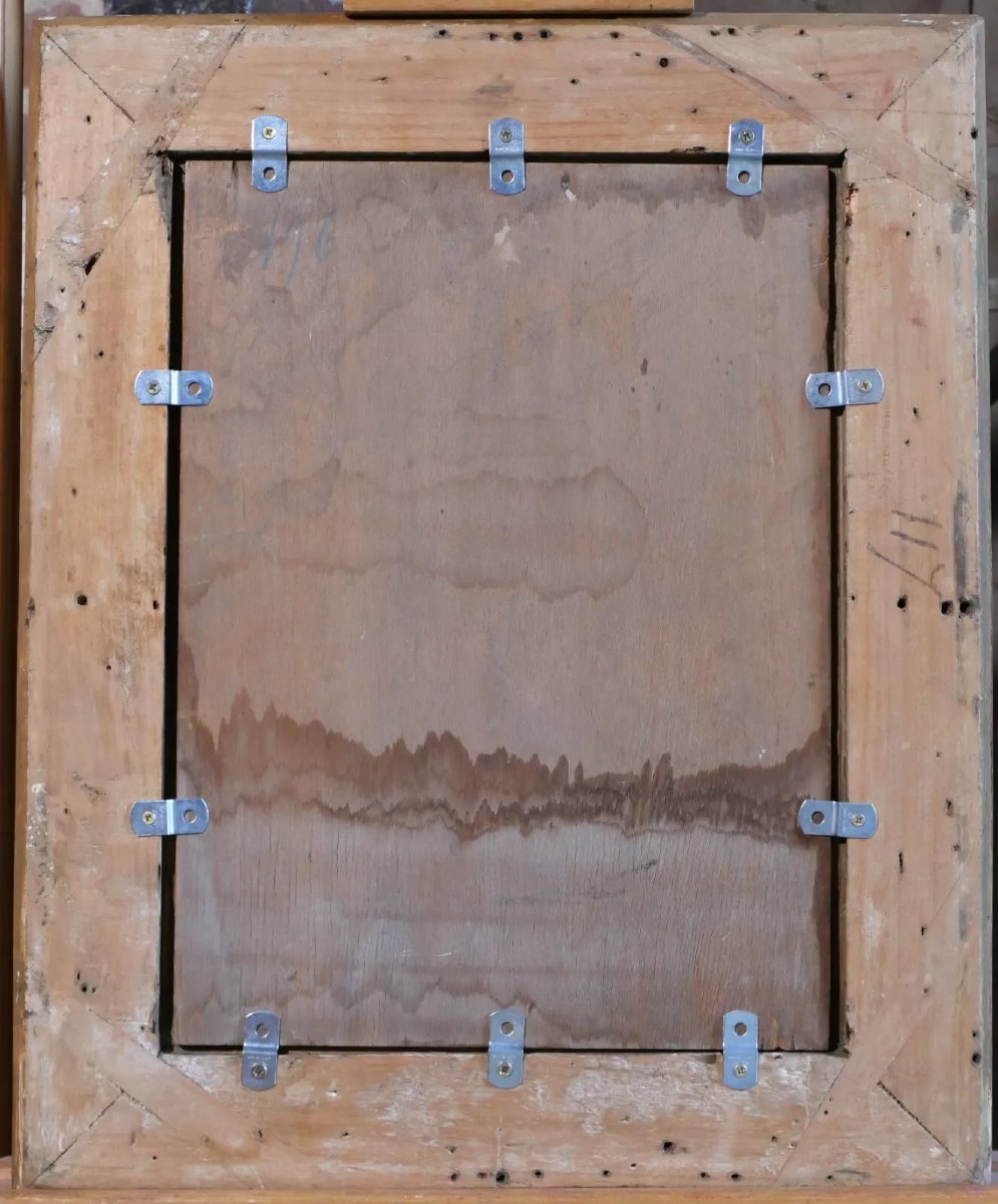 Léonard Saurfelt 1823-1899 Portrait Of A Woman, Painting, Circa 1870-photo-2