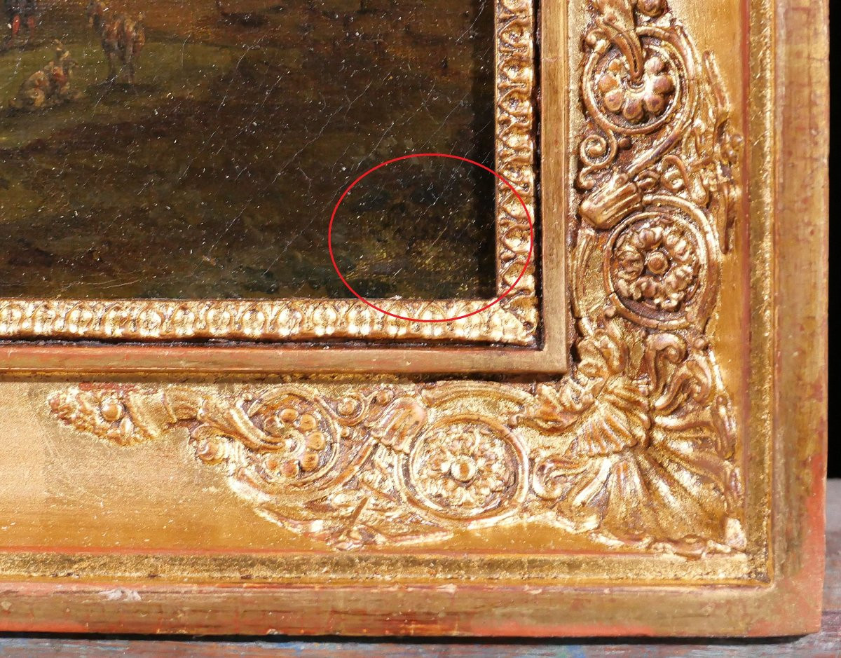 Louis-Auguste LAPITO 1803-1874 Paysage d'Italie, tableau vers 1825-30 romantisme Bertin-photo-5