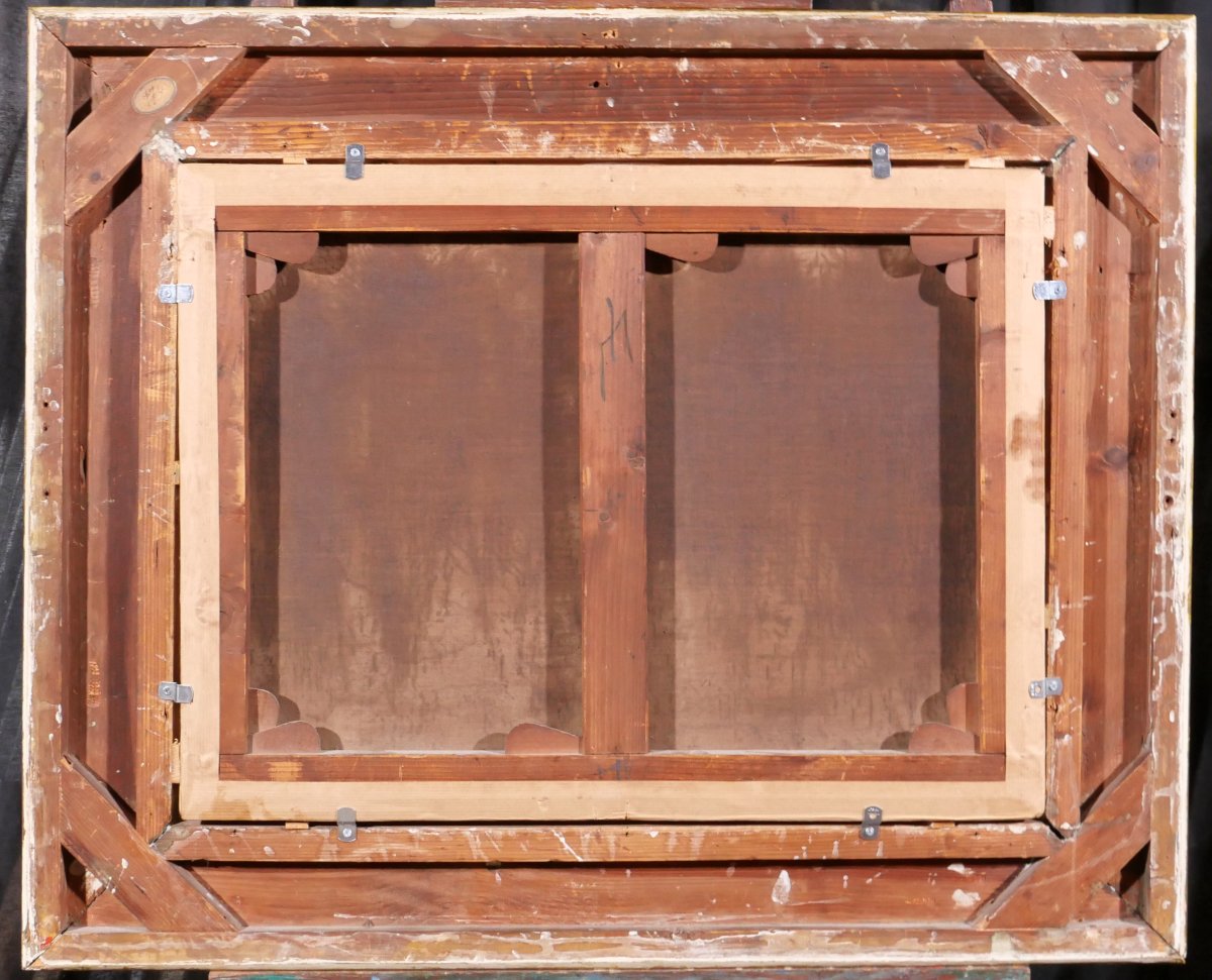 Georges Haquette 1852-1906 The Departure Of The Fishermen, Painting, Late 19th Century, Sea, Marine, Boat, Normandy-photo-7