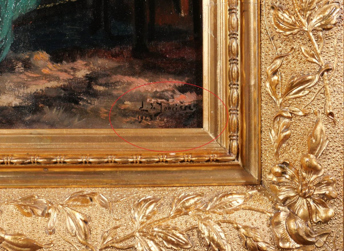 Léonce De Joncières 1871-1952 The Unmade Bed, Bedroom In Intimacy, Painting 1923 Interior-photo-5