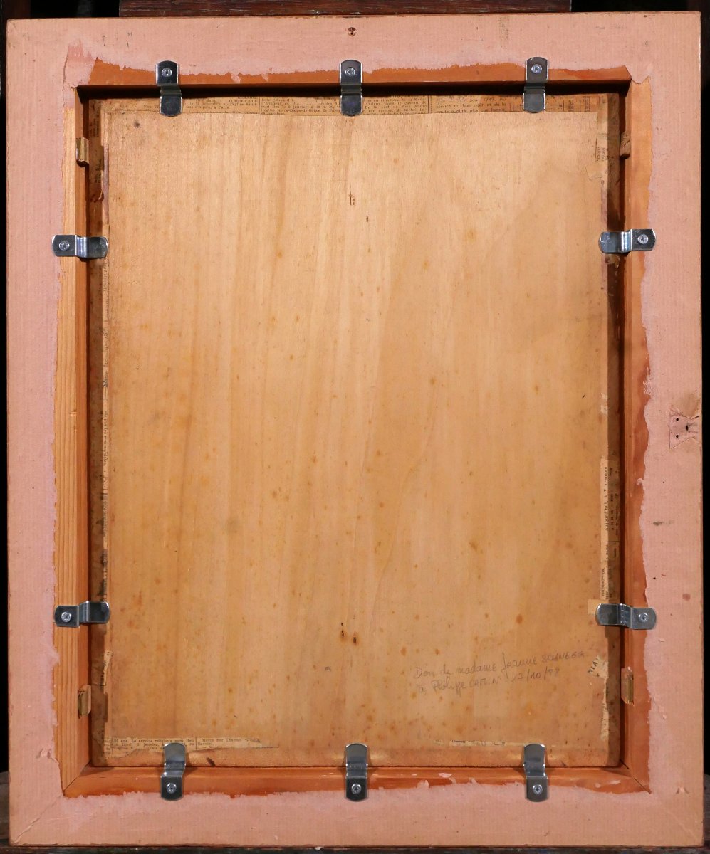 Gaston Schnegg 1866-1953 Still Life With Pots At The Farm, Painting Circa 1920 Bordeaux-photo-6