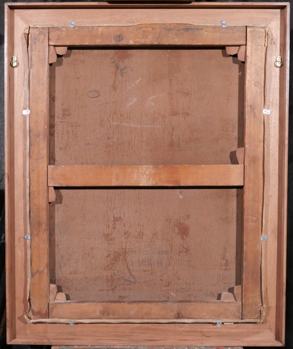 Raymond Allègre 1857-1933 Venice, Women In Front Of A Palace, Painting, Circa 1900, Italy-photo-7