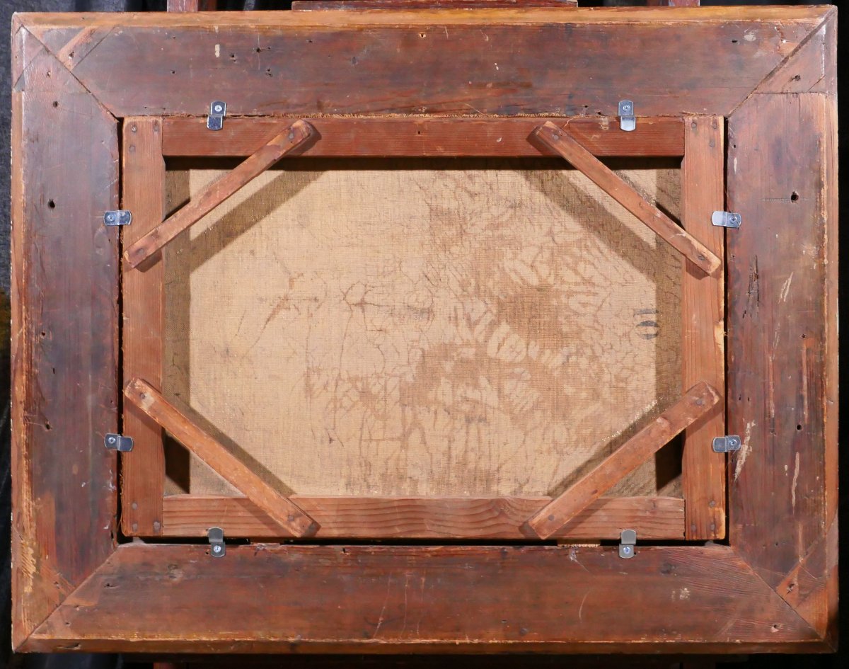 Emile-pierre Bertrand, Orientalist Landscape With Tree, Painting, 1889 Tunisia Morocco Algeria-photo-6