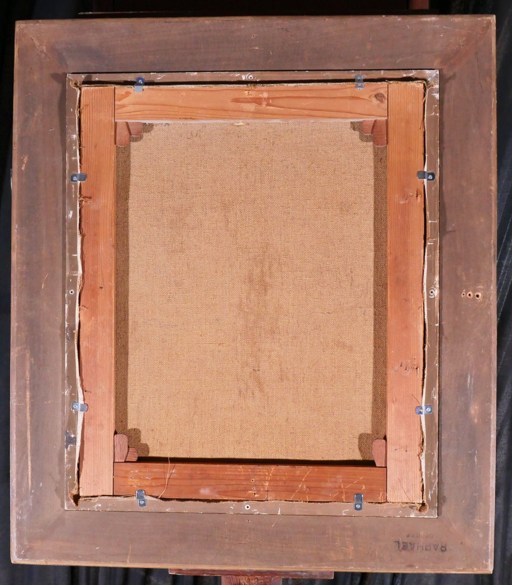 Marcel Dyf 1899-1985 Woman Sewing With A Vase Of Flowers, Painting, Circa 1930-40 Still Life-photo-5