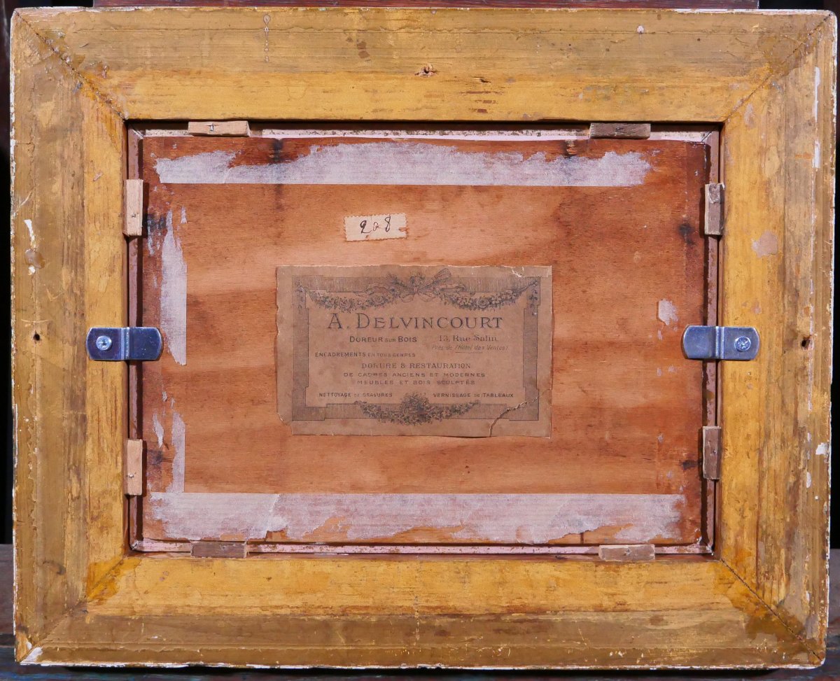 Léon BALLIN 19-20e Paris, le Pont-Neuf et la Seine, paysage, tableau vers 1890-1900-photo-5