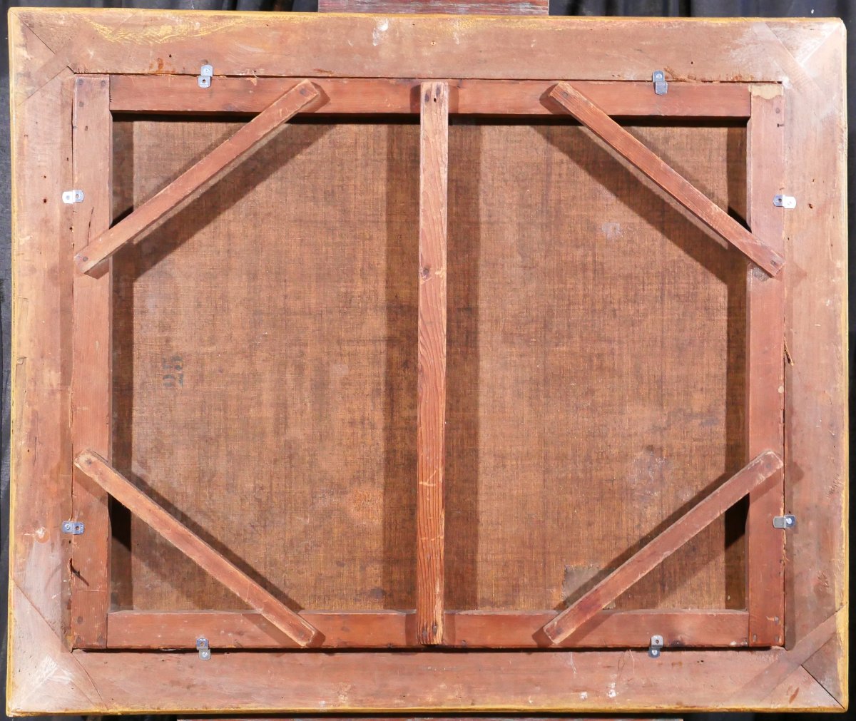 Fernand Laval 1886-1966 Paris, Montmartre, Landscape With Mill, Painting 1929-photo-6