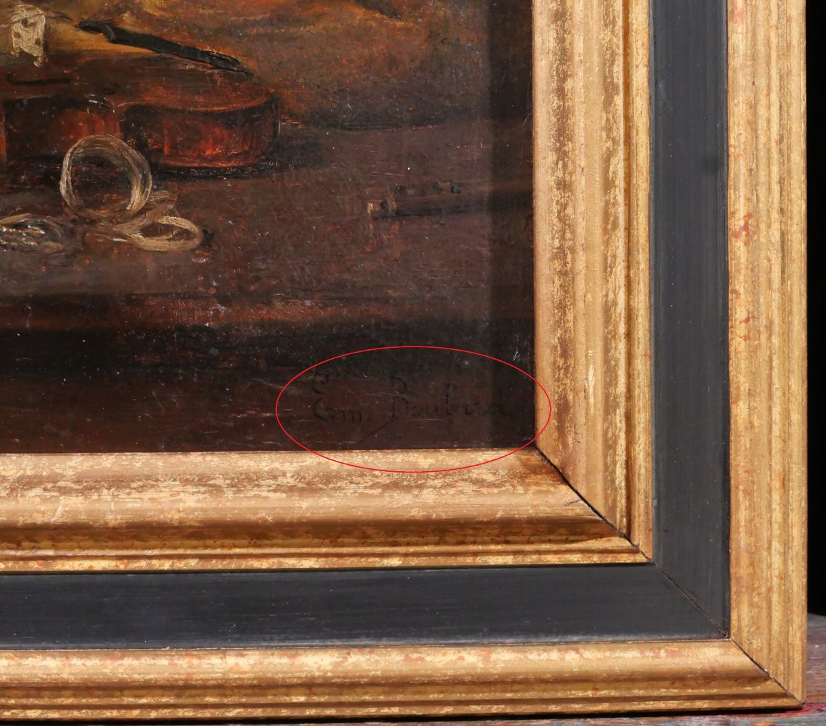 Emile Boulard 1863 -1943 Still Life With Violin, Painting Circa 1900 Music-photo-5