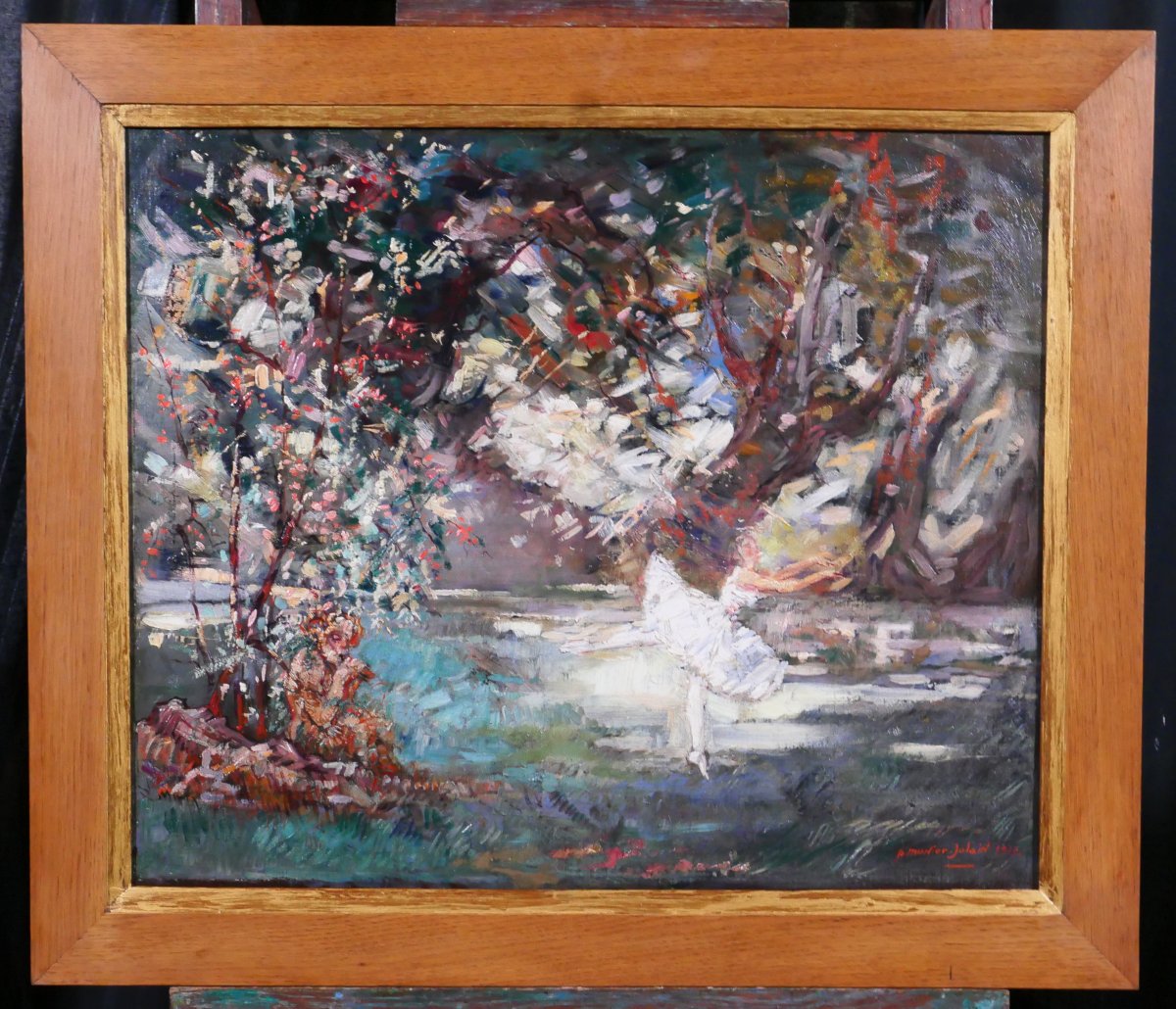Pierre Munier-Jolain 1888-1922 L'après-midi d'un faune tableau, 1919 ballet danse paysage-photo-2