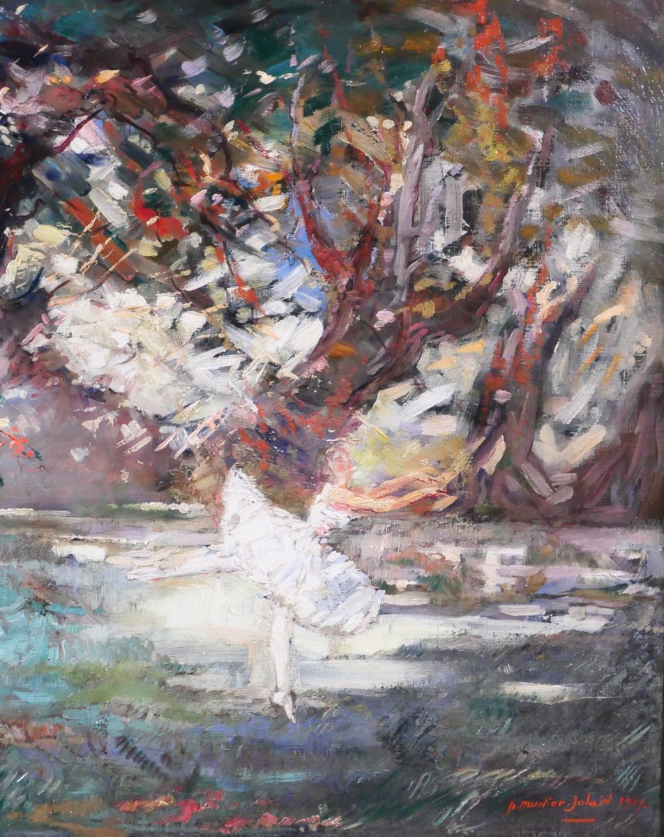 Pierre Munier-Jolain 1888-1922 L'après-midi d'un faune tableau, 1919 ballet danse paysage-photo-4