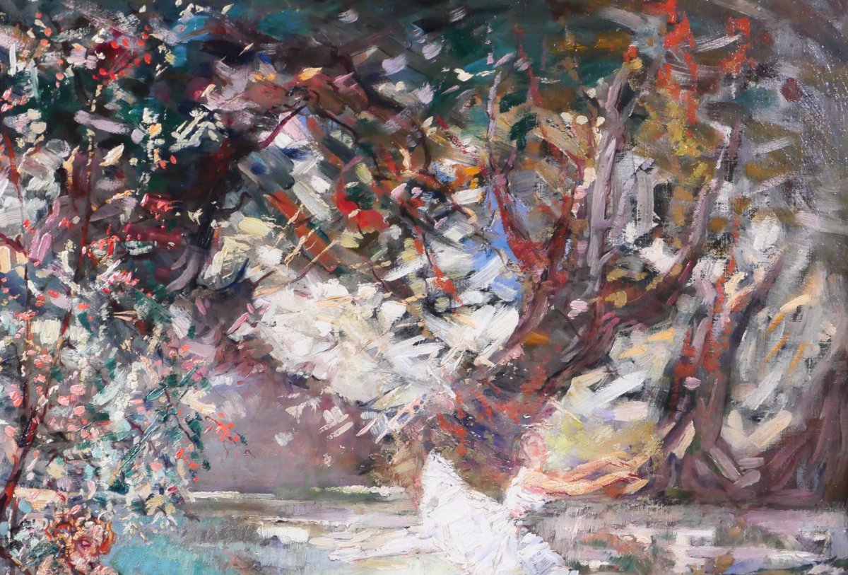 Pierre Munier-Jolain 1888-1922 L'après-midi d'un faune tableau, 1919 ballet danse paysage-photo-2