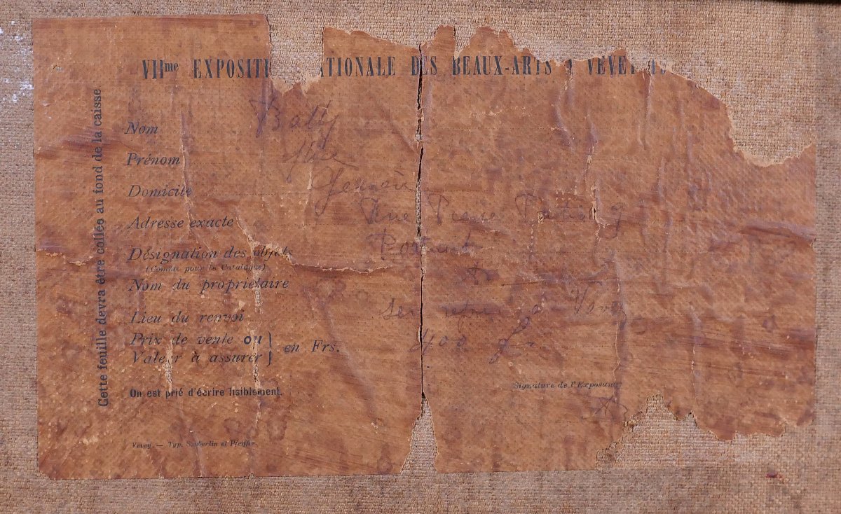 Alice BAILLY 1872-1938 Portrait d'enfant rêvassant, tableau, 1901 Suisse Albert Anker Vevey-photo-6