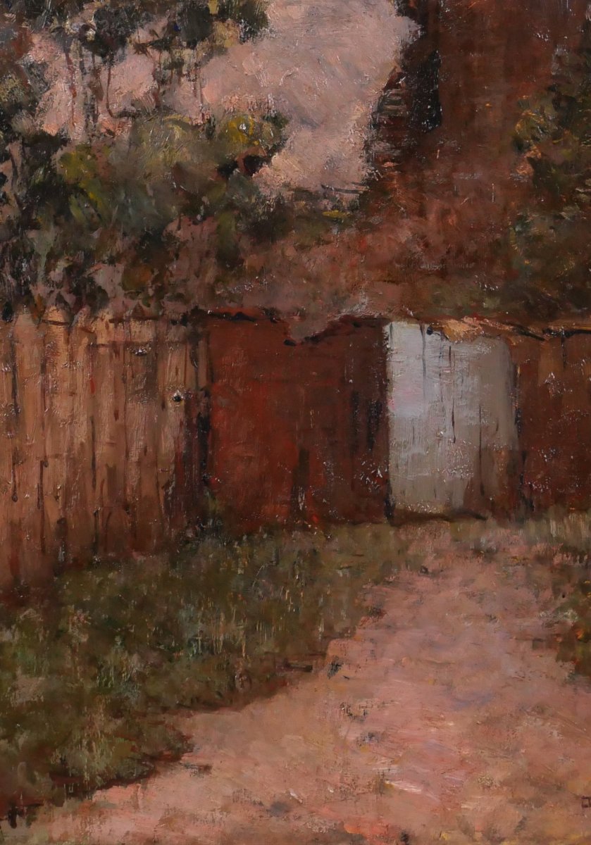 Augustin Panon 1860-? Paris, Montmartre, Le Moulin De La Galette, Painting, 1907 Landscape-photo-4