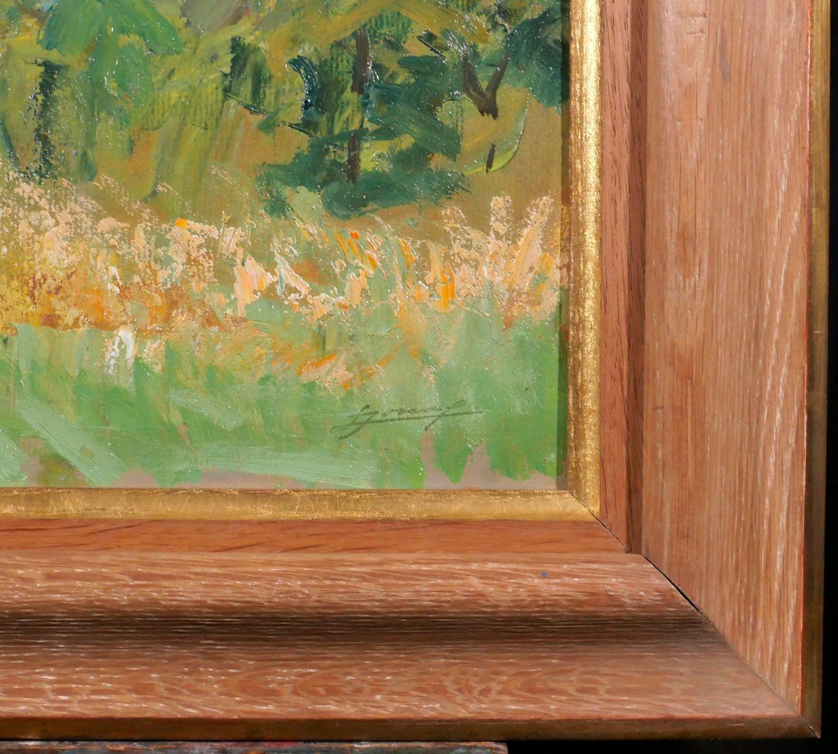 Lucien Jonas 1880-1947 Annecy, paysage au lac, tableau, vers 1930-40 Alpes Savoie Montagne-photo-5