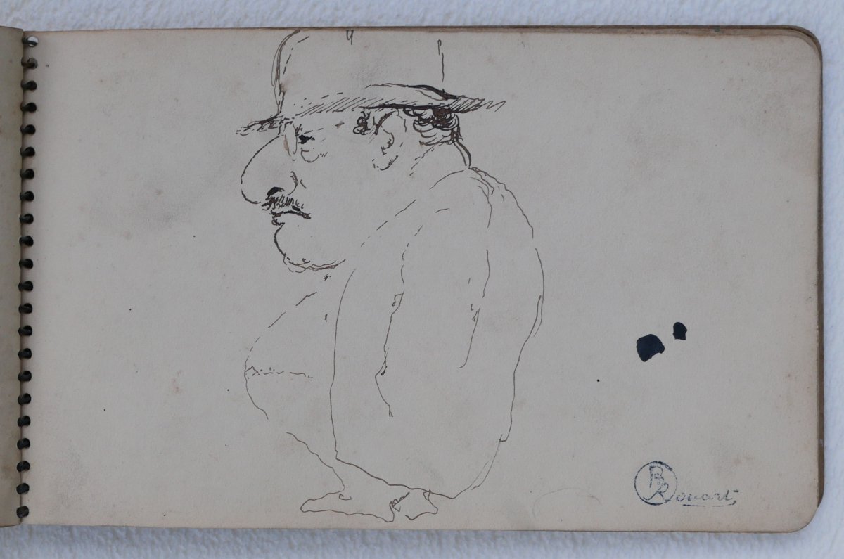 Philippe ROUART 1904-1993 Carnet de dessin, atelier d'art sacré, vers 1930, Maurice Denis-photo-4
