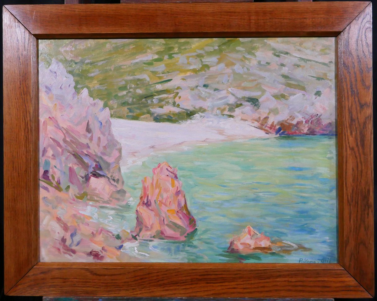 Pere Ysern i Alie 1875-1946 Majorque, paysage, tableau, vers 1936 Baléares mer Catalogne marine-photo-2