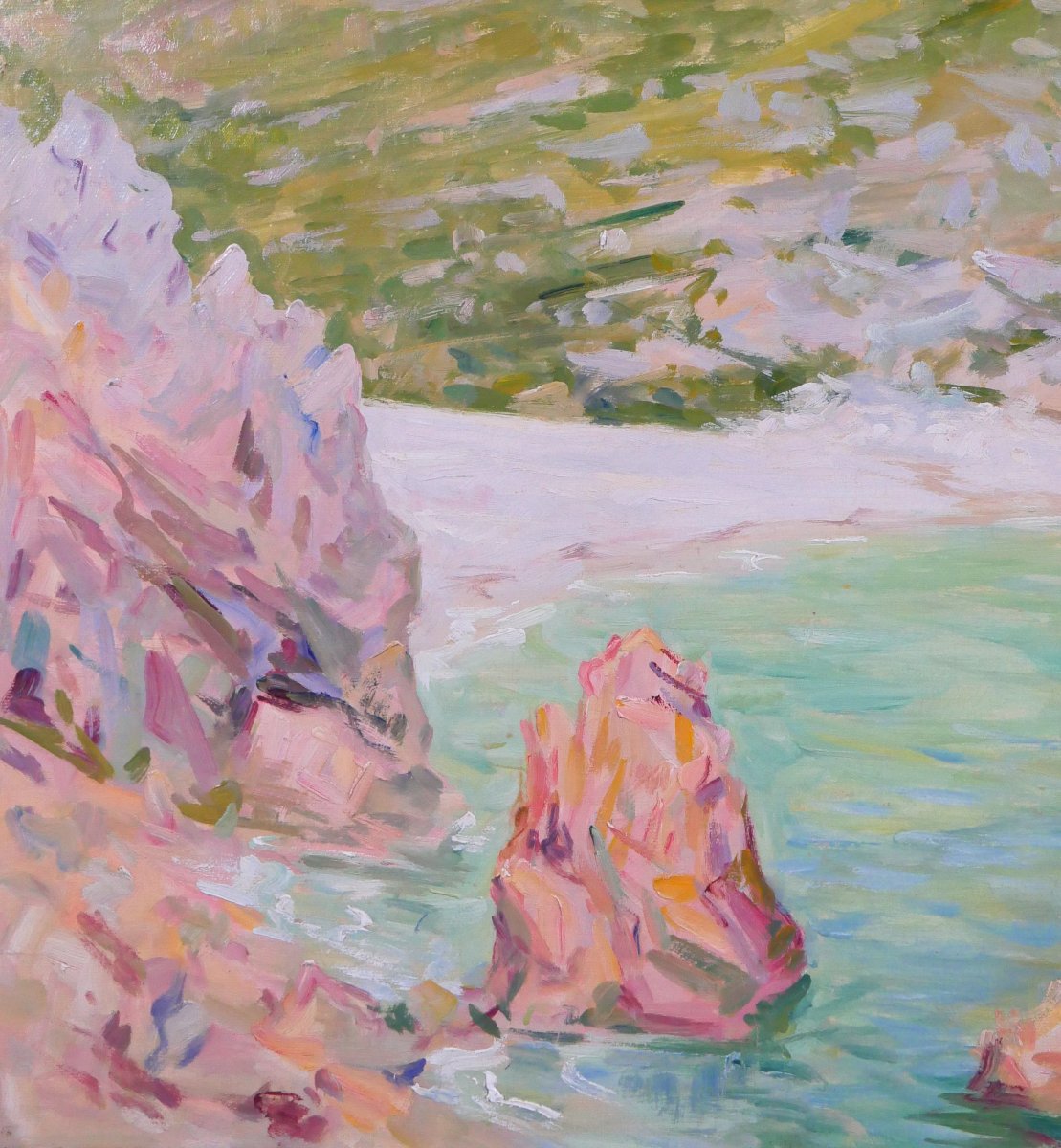 Pere Ysern i Alie 1875-1946 Majorque, paysage, tableau, vers 1936 Baléares mer Catalogne marine-photo-3