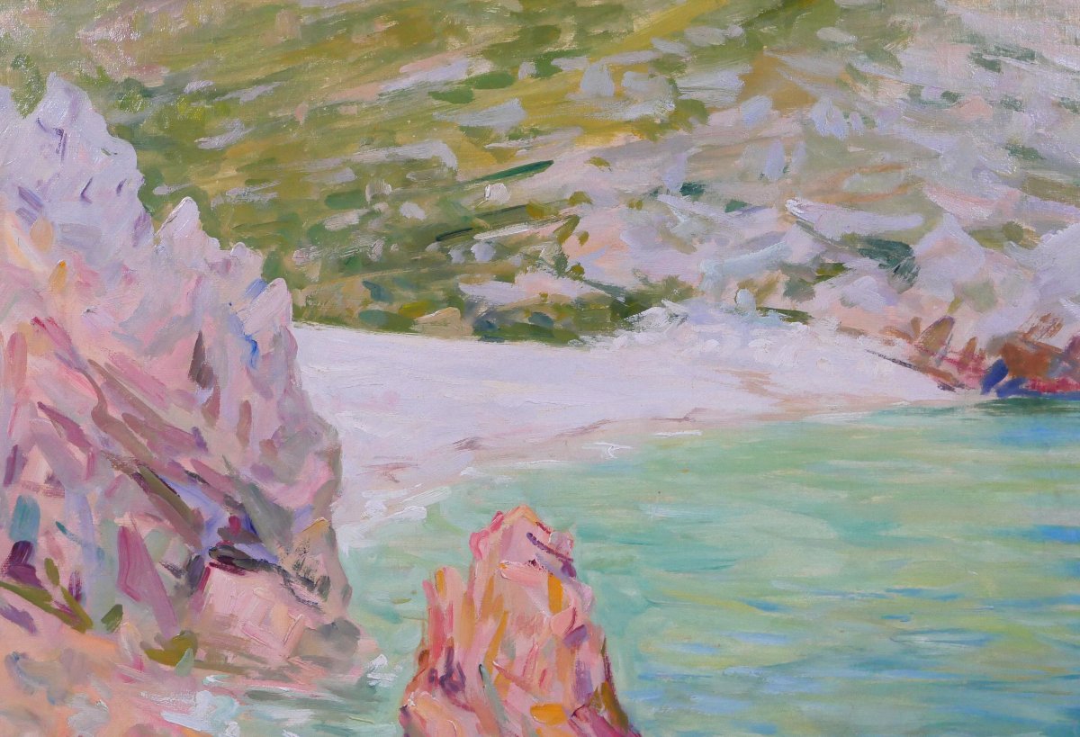 Pere Ysern i Alie 1875-1946 Majorque, paysage, tableau, vers 1936 Baléares mer Catalogne marine-photo-1