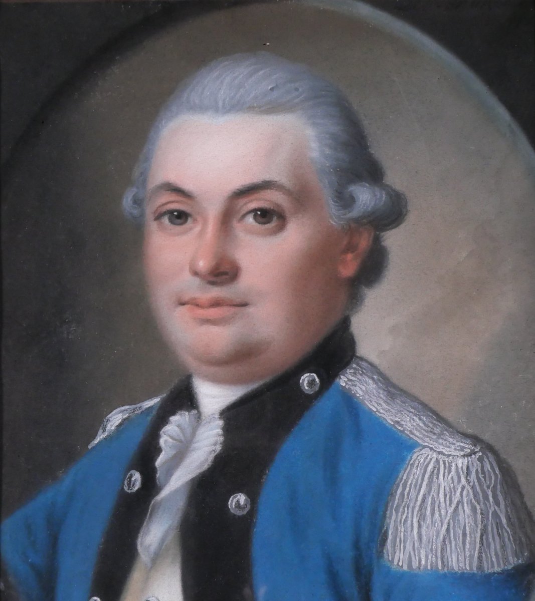 Joseph De Saint-michel, Active 1756–1790, Portrait Of Etienne Compagnon De Thézac, Pastel, 1774-photo-3