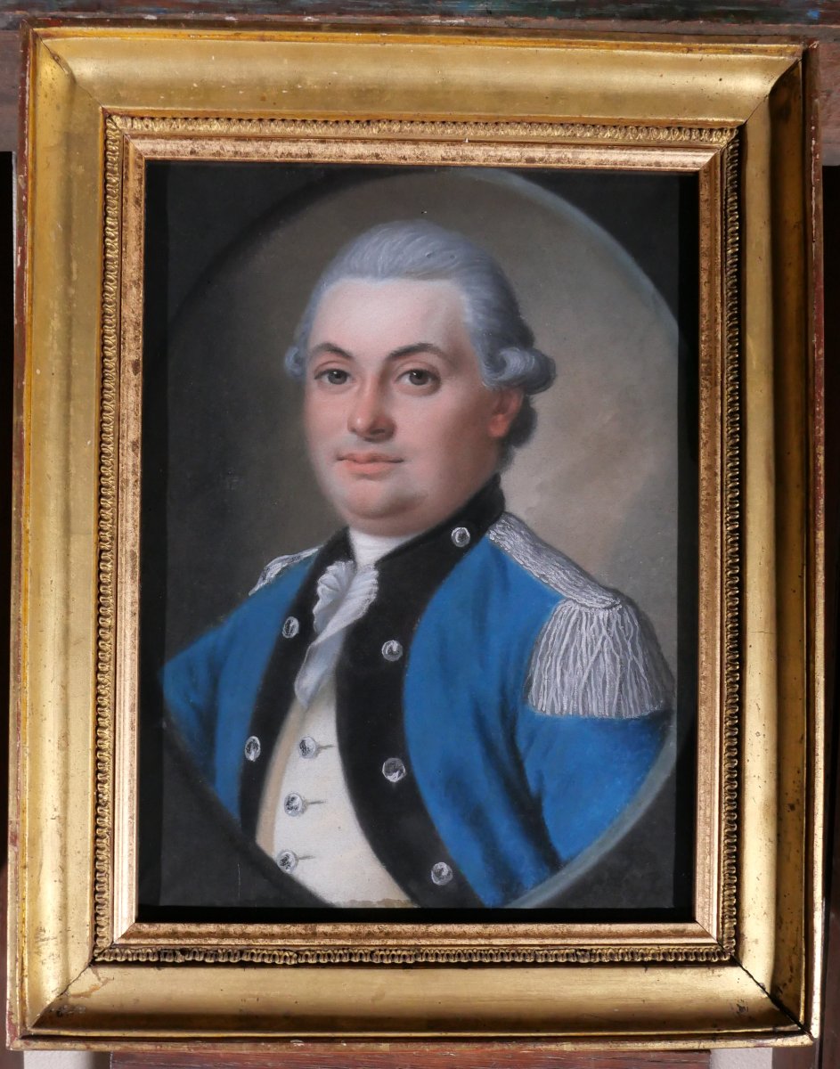 Joseph De Saint-michel, Active 1756–1790, Portrait Of Etienne Compagnon De Thézac, Pastel, 1774